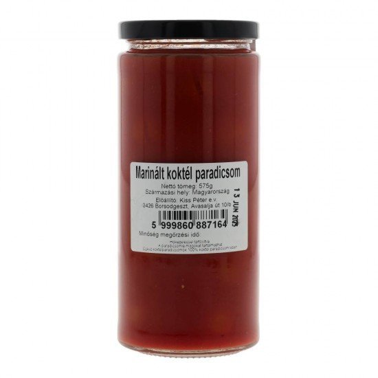 Gesztencia marinált koktélparadicsom 575g