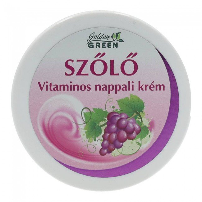 Golden green szőlő vitaminos nappali krém minden bőrtípusra 100ml