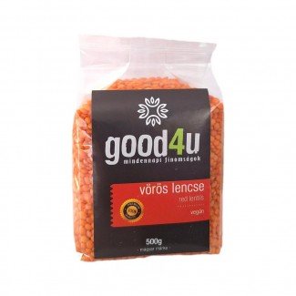 Good4u lencse vörös 500g