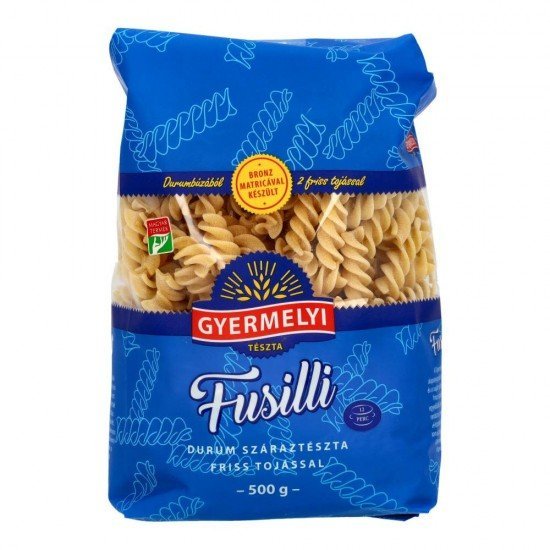 Gyermelyi fusilli 2 tojásos 500g