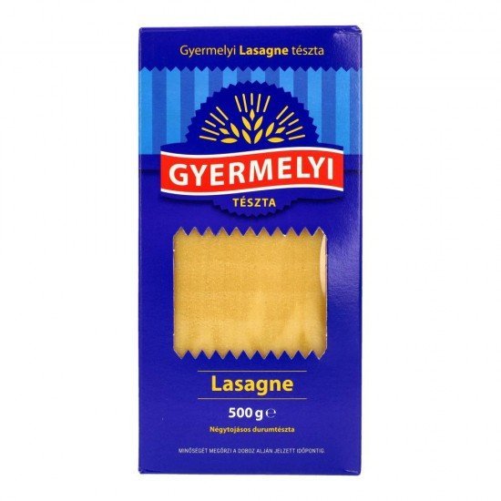 Gyermelyi lasagne 4 tojásos 500g