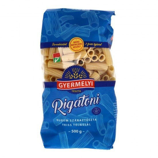Gyermelyi rigatoni 2 tojás 500g