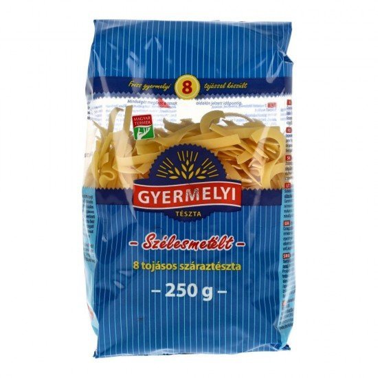 Gyermelyi szélesmetélt 8 tojásos 250g