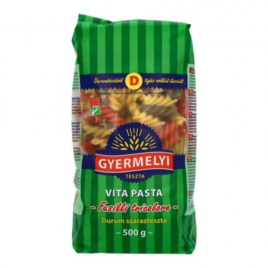 Gyermelyi vita pasta fusilli tric 500g