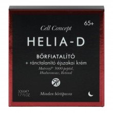 Helia-D cell concept 65+ bőrfiatalító+ránctalanító krém éjszakai 50ml