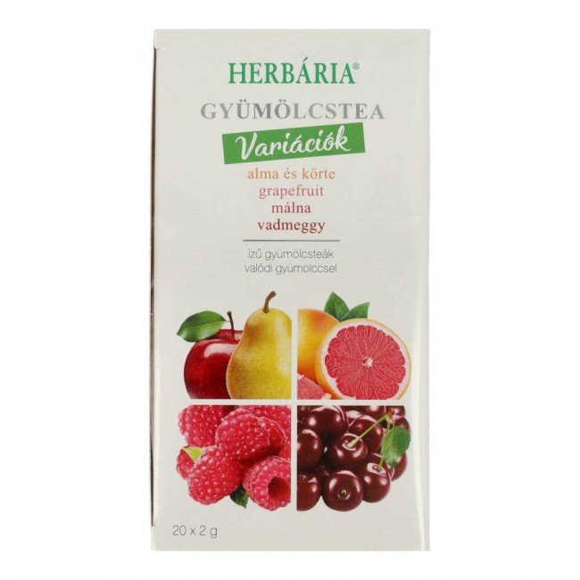 Herbária tea variációk alma-körte 20filter
