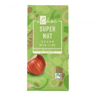 Ichoc bio csokoládé mogyorós 80g
