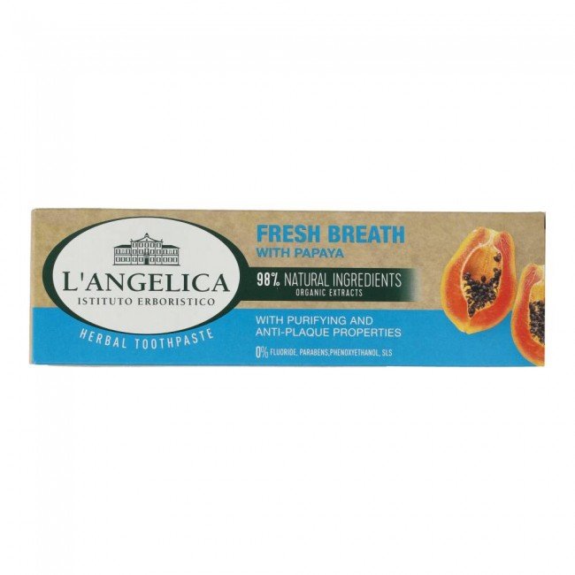 Langelica herbal fogkrém fresh breath papaya 75ml