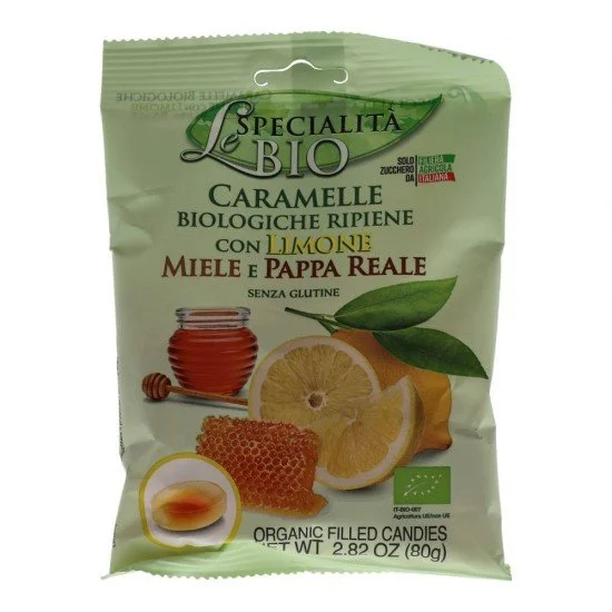 Lespecialita cukorka citrom-méz 80g Lespecialita cukorka citrom-méz 80g