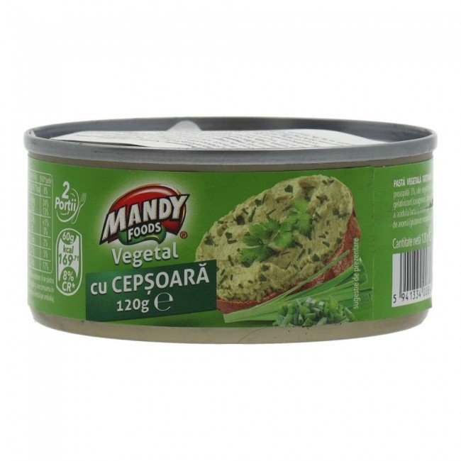 Mandy újhagymás növényi pástétom 120g