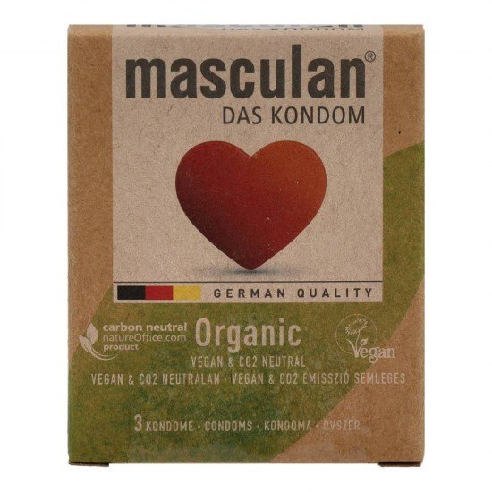 Masculan óvszer organic vegán 3db