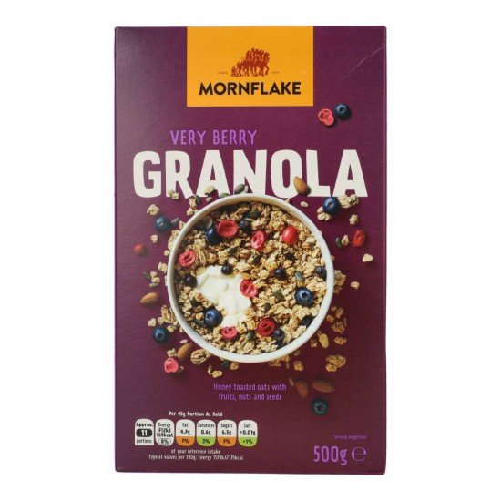 Mornflake granola very berry gyümölcsös 500g Mornflake granola very berry gyümölcsös 500g