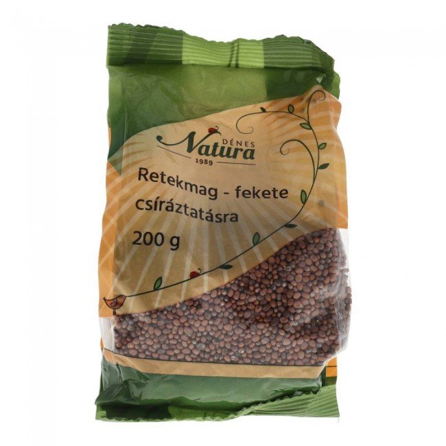 Natura fekete retekmag csíráztatásra 200g