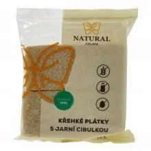Natural extrudált hagymás-rizsszeletek 75g