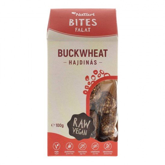 Naturi keksz hajdinás falat 100g