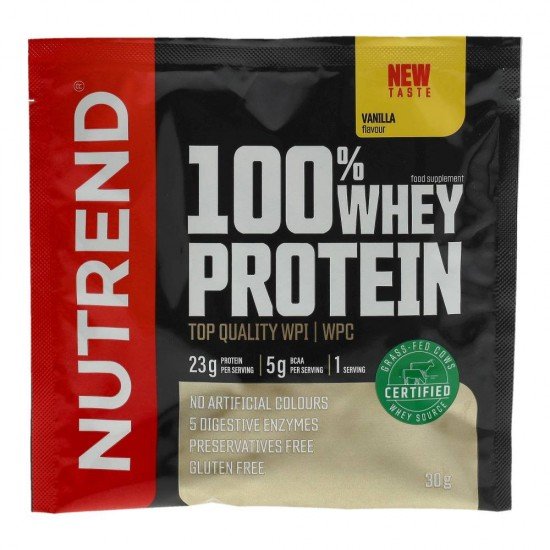 Nutrend 100% whey protein vanilla 30g