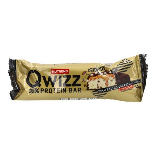 Nutrend qwizz protein szelet gold sós karamell 60g Nutrend qwizz protein szelet gold sós karamell 60g