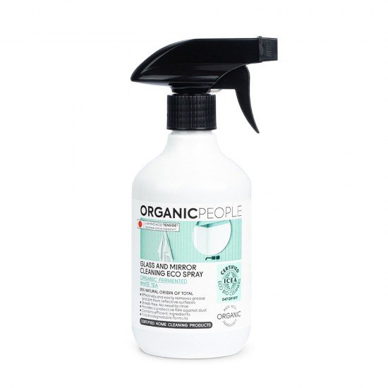 Organic people üveg és tükör tisztító fehérteás 500ml