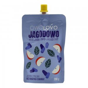 Owo gyümölcspüré alma-kékáfonya 200g