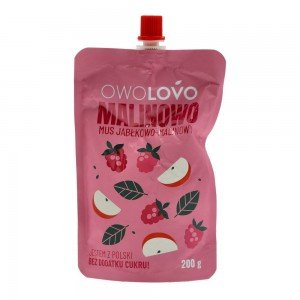 Owo gyümölcspüré alma-málna 200g