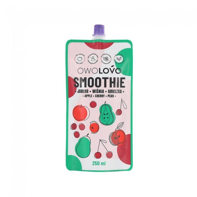 Owolovo smoothie alma-meggy-körte 250ml