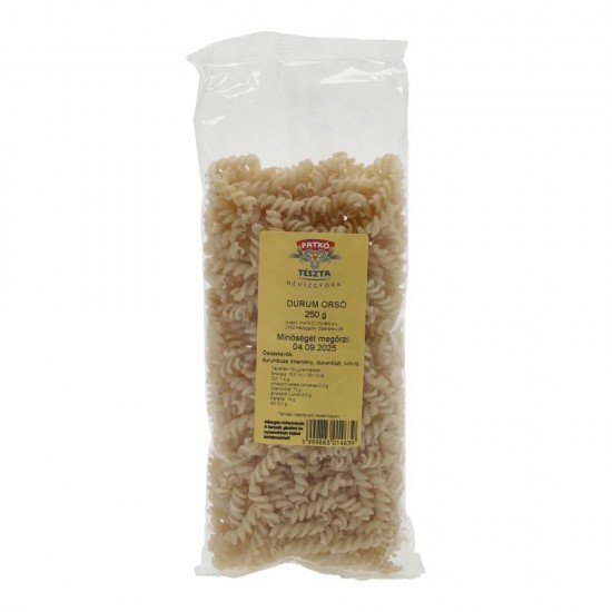 Patkó durum tészta orsó 250g