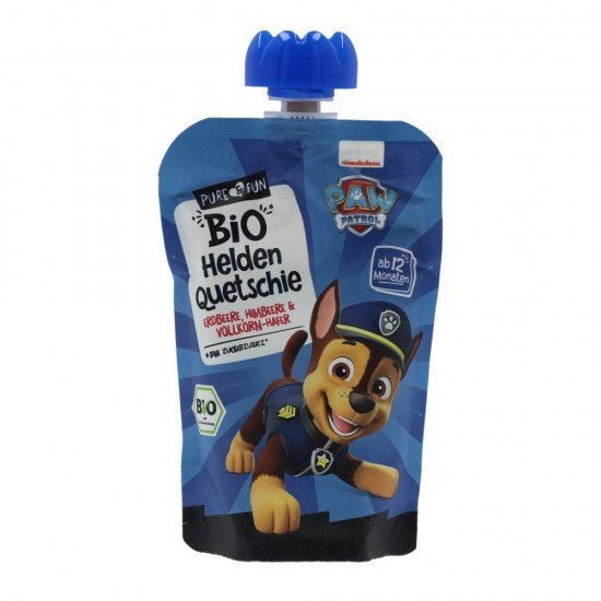 Pure&fun paw patrol chase bio gyümölcspüré 100g