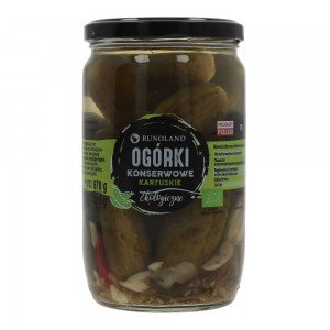 Runoland bio csemege uborka 670g