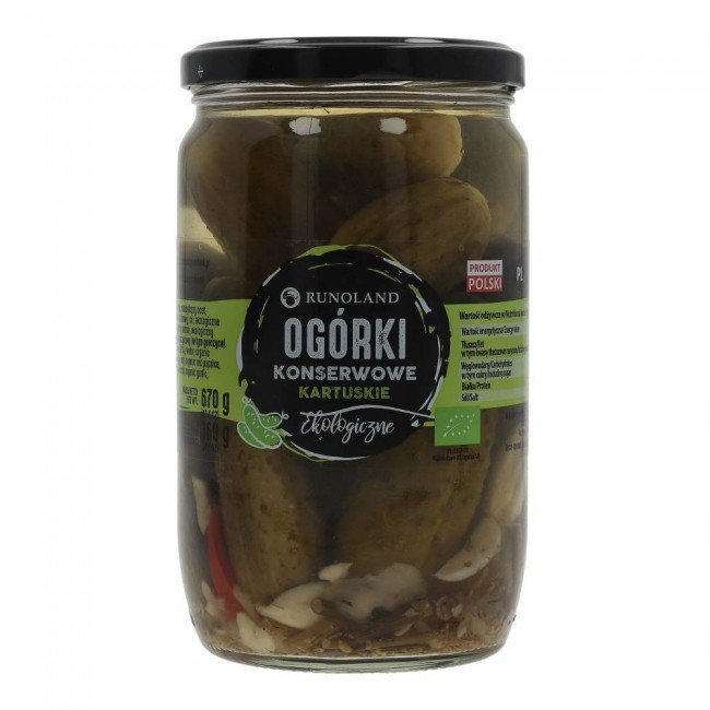 Runoland bio csemege uborka 670g