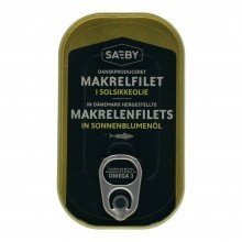 Saeby makrélafilé napraforgó olajban 125g