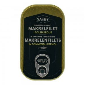 Saeby makrélafilé napraforgó olajban 125g