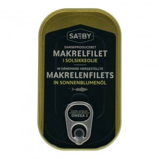 Saeby makrélafilé napraforgó olajban 125g