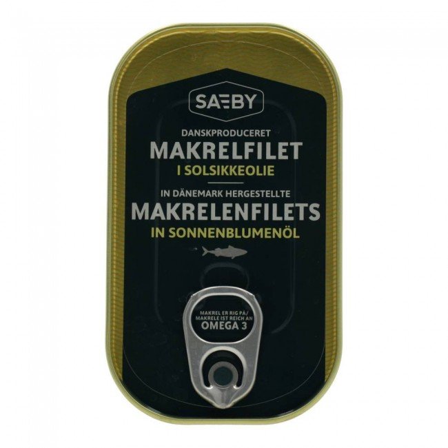Saeby makrélafilé napraforgó olajban 125g