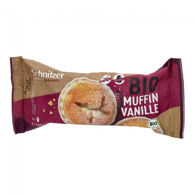 Schnitzer bio muffin vaníliás 140g