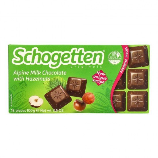 Schogetten tejcsokoládé mogyorós 100g