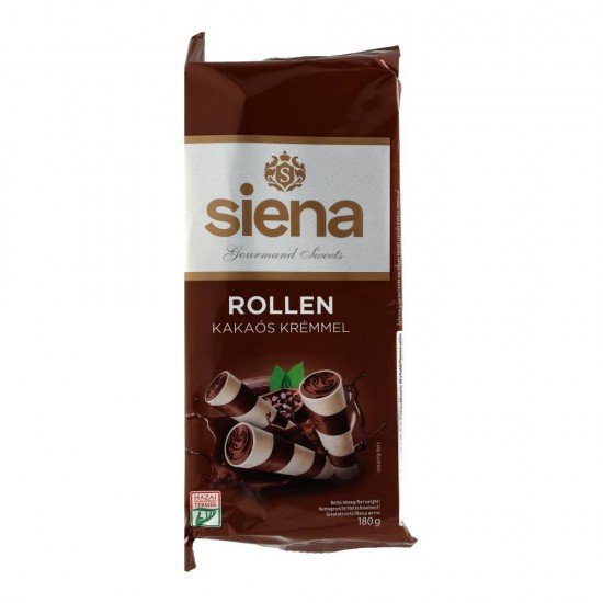 Siena rollen kakaós krémmel töltött ostyarúd 180g