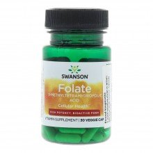 Swanson folate kapszula 800mcg 30db