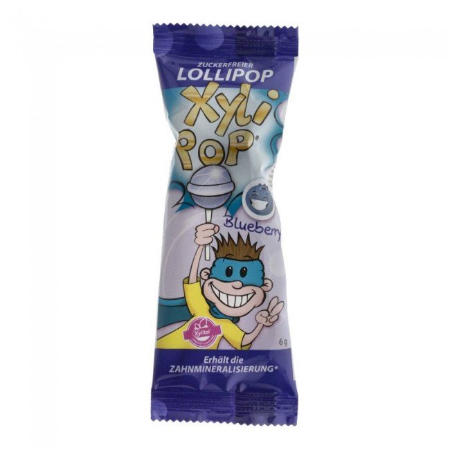 Xylipop nyalóka áfonya ízű 6g