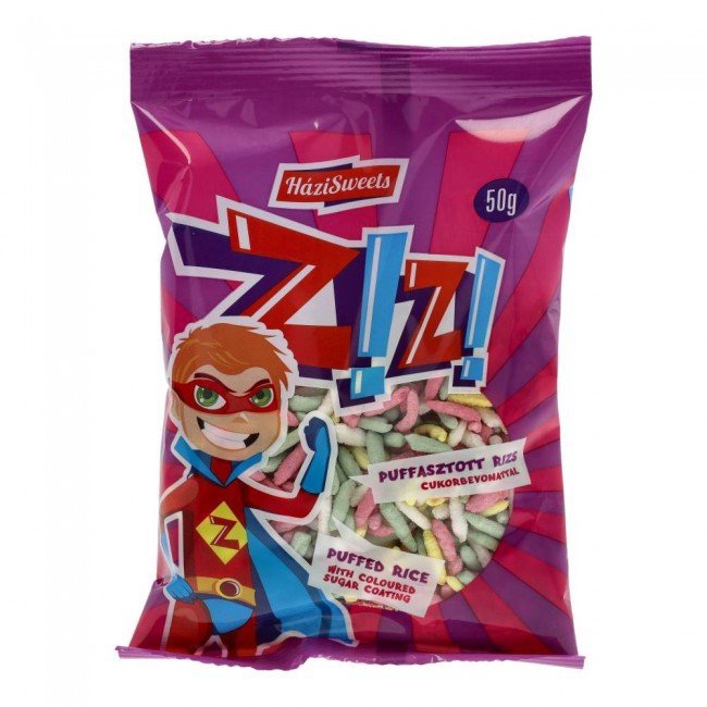 Zizi puffasztott rizs cukorbevonattal 50g
