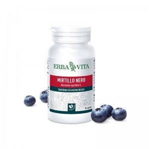 ErbaVita Fekete áfonya kapszula Inulinnal 60db ErbaVita Fekete áfonya kapszula Inulinnal 60db