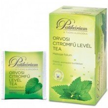 Patikárium tea citromfű filteres 25filter