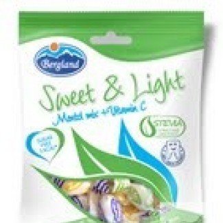 Bergland Cukorka Mentolos Steviával 60 g