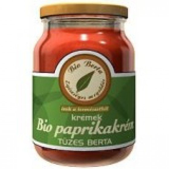 Bio berta bio paprikakrém tüzes 210g 