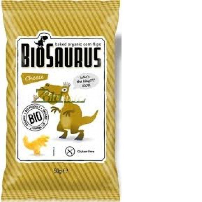 Biopont biosaurus kukoricasnack sajtos 50g 