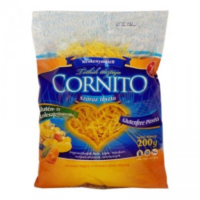 Cornito gluténmentes tészta keskenymet. 200g Cornito gluténmentes tészta keskenymet. 200g