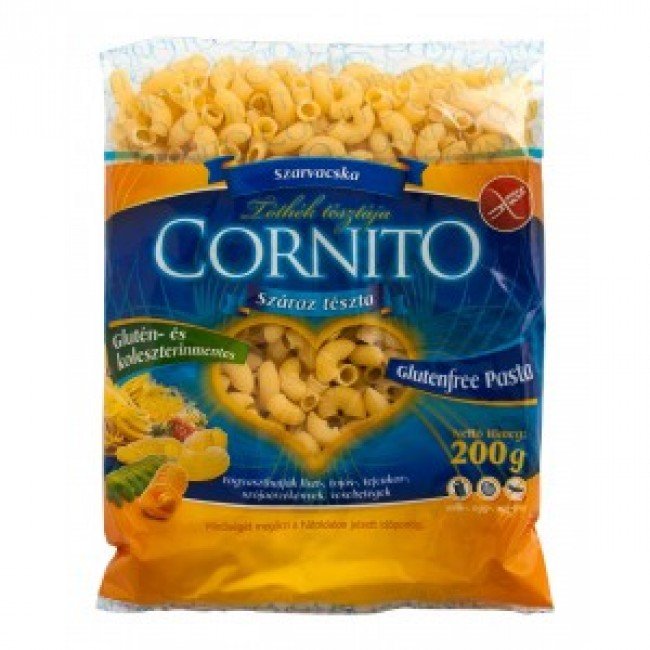 Cornito gluténmentes tészta szarvacska 200g Cornito gluténmentes tészta szarvacska 200g
