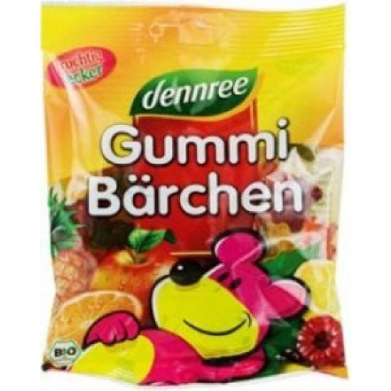 Dennree bio gumimacis gumicukor 100g 