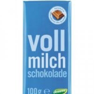 Dennree bio tejcsokoládé 100g 