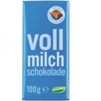 Dennree bio tejcsokoládé 100g 