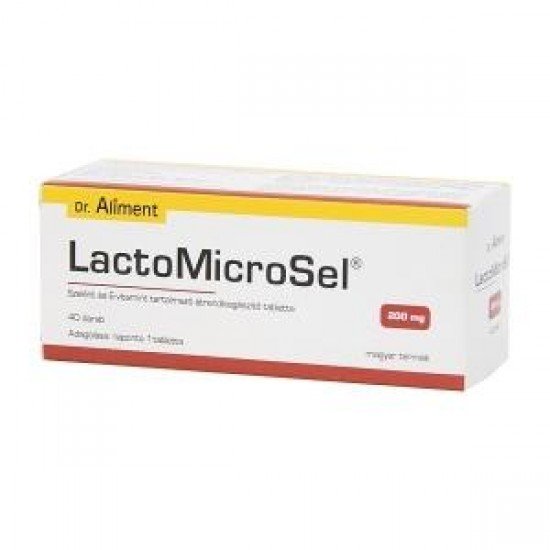 Dr.Aliment lactomicrosel tabletta 40db